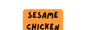 Sesame chicken